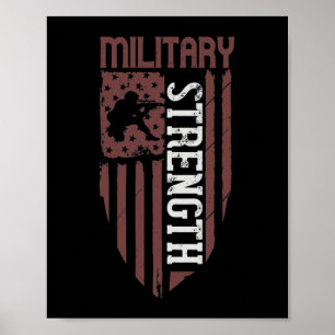 Poster Stength Militar