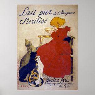 Póster Stérilisé de la Vingeanne do pur de Lait, Steinl