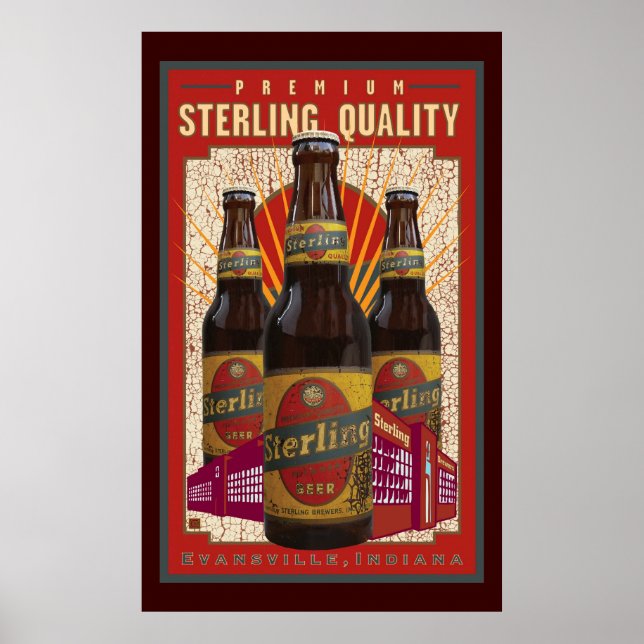 Póster Sterling Beer (Frente)
