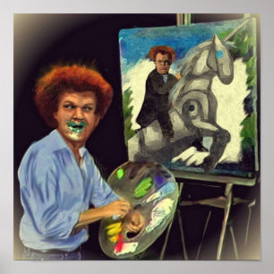 Poster Steve Brule paints
