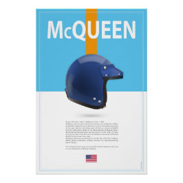 Póster Steve McQueen Helmet