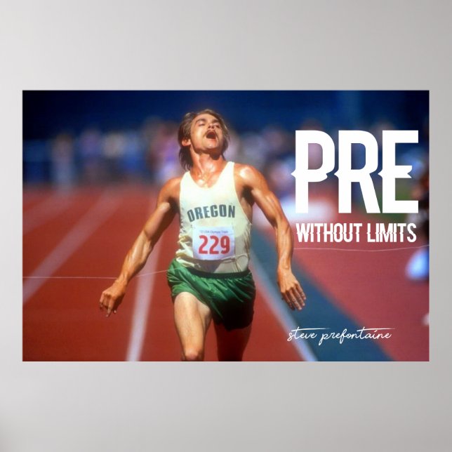Poster Steve Prefontaine cita (Frente)