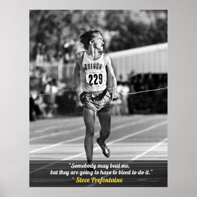 Poster Steve Prefontaine cita (Frente)