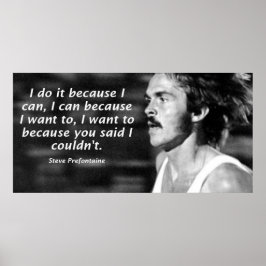 Poster Steve Prefontaine Cote
