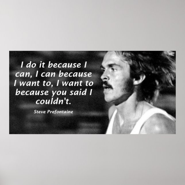 Poster Steve Prefontaine Cote (Frente)