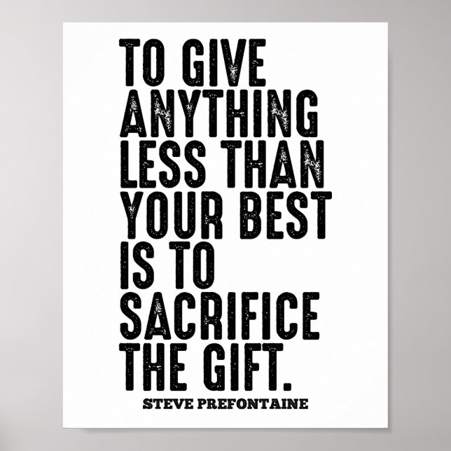 Poster Steve Prefontaine Cote (Frente)