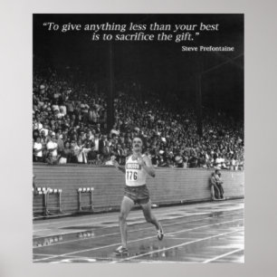 Poster Steve Prefontaine Executando Cotações