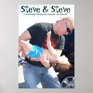 Póster steve & steve