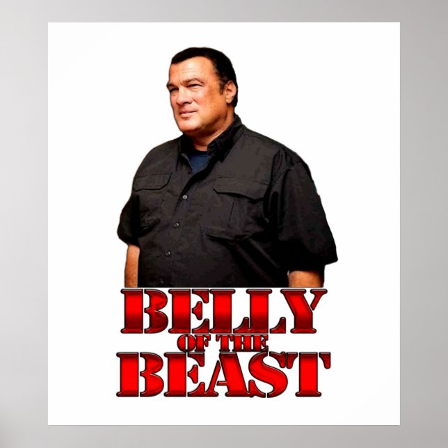 Poster Steven Seagal Belly Da Besta (Frente)