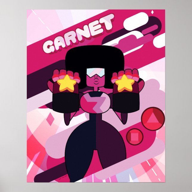 Poster Steven Universe | Gráfico de caracteres de rede (Frente)