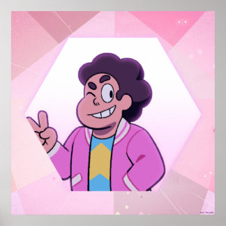 Poster Steven Universe | Retrato de diamante rosa