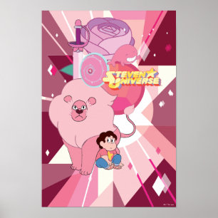 Poster Steven Universe   Rosa Quartz Legado