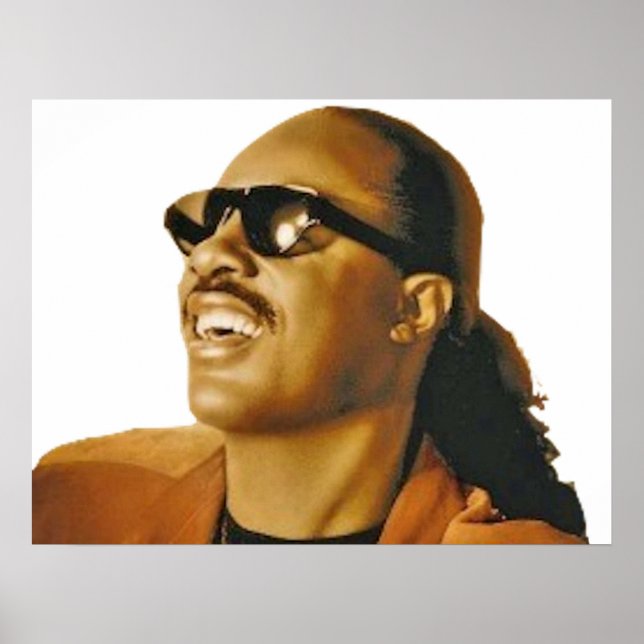 Poster Stevie Wonder (Frente)