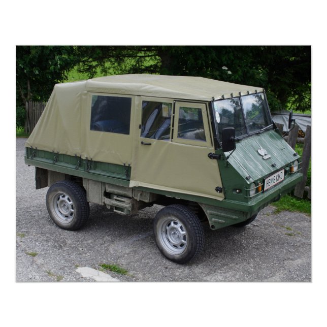 Póster Steyr Puch Haflinger (Frente)