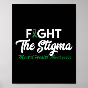 Poster Stigma Mental Health Problems Mental Health Aw