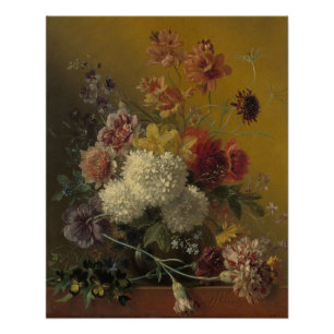 Póster Stilleven encontrou Bloemen - Elegante Vintage Flo
