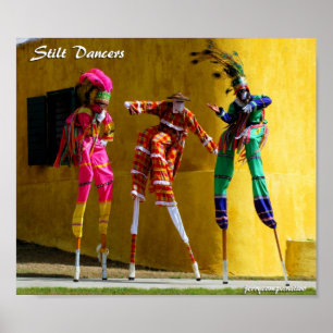 Poster Stilt Dancers
