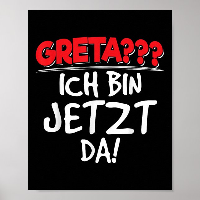 Poster Stimme Für Die Erde Climate Protection Nature Prot (Frente)