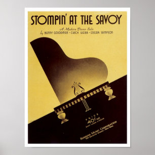 Poster Stompin' No Cobrir De Savoy Vintage