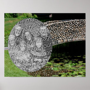 Poster Stone Bridge Nature Frame Crie sua própria foto