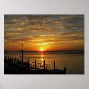 Póster Stone Harbour Sunset