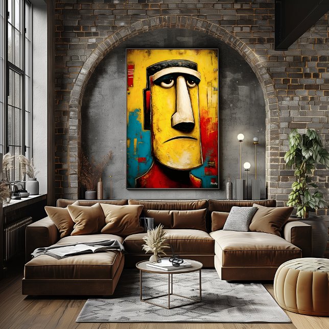 Poster Stone Witness — Contemporary Abstract Expressionis (Criador carregado)