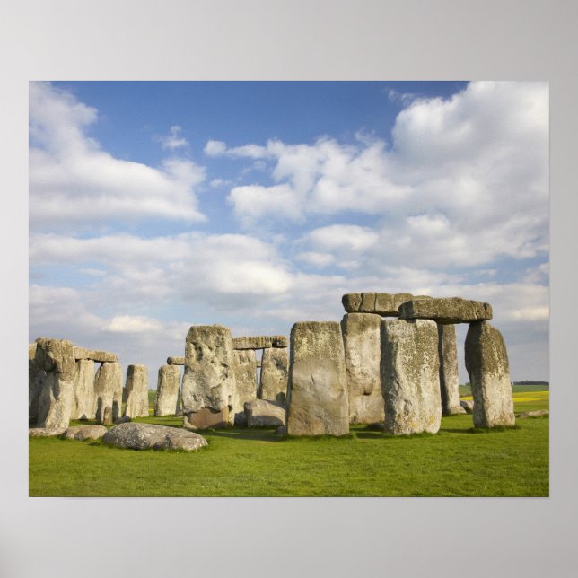 Póster Stonehenge (c. 2500 a.C.), Património Mundial 2 (Frente)