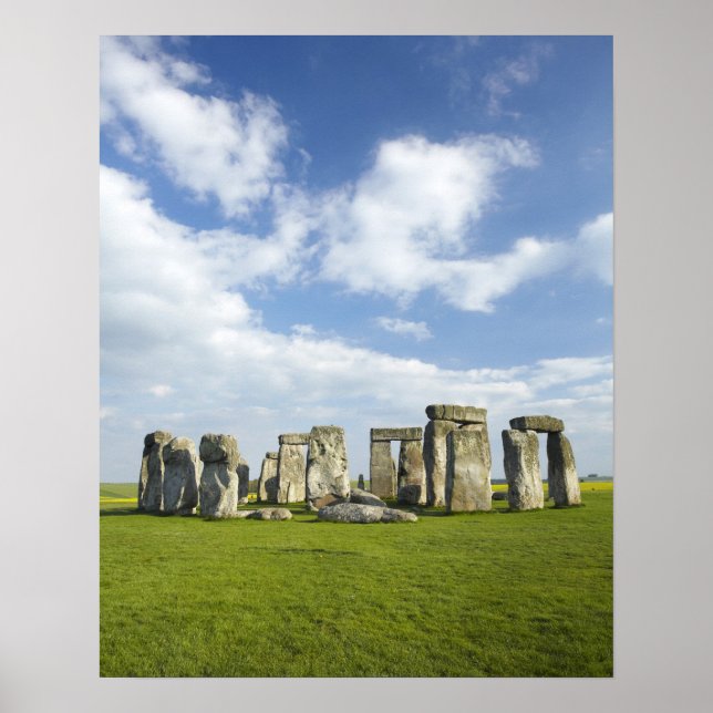 Póster Stonehenge (cerca de 2500 a.C.), UNESCO World (Frente)