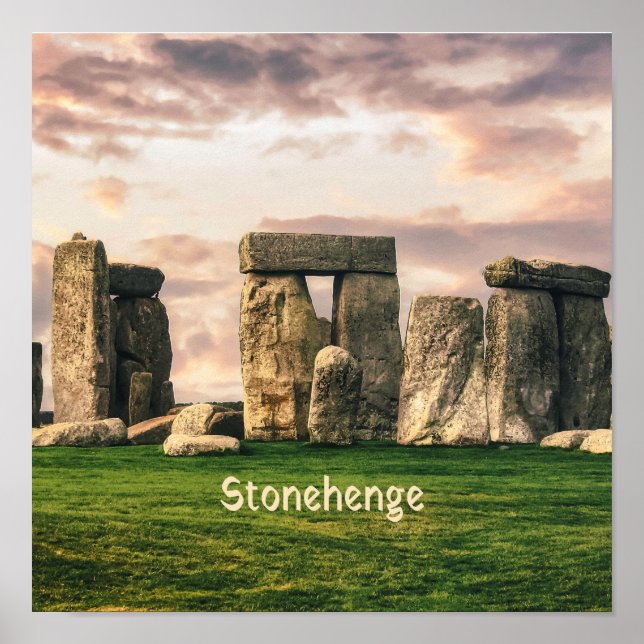 Poster Stonehenge England UK (Frente)