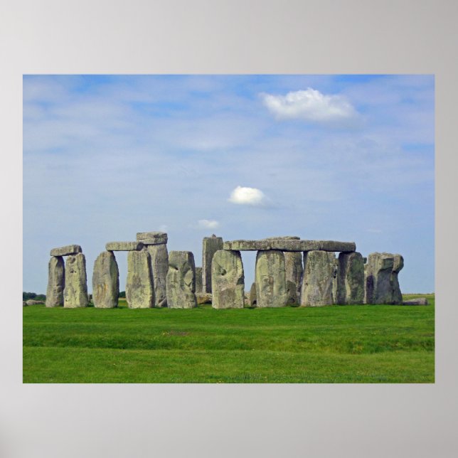 Poster Stonehenge, Inglaterra (Frente)