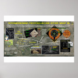 Poster Stonehenge - Mapa das Estrelas Taurus 3