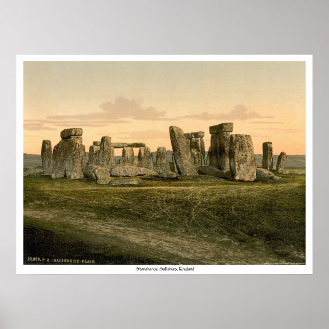 Poster Stonehenge, Salisbury, Inglaterra (Frente)