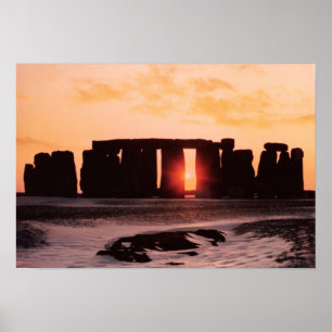 Poster Stonehenge, solstício de inverno