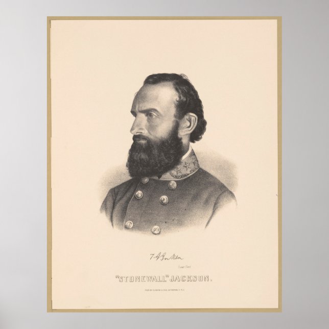 Poster Stonewall Jackson (Frente)
