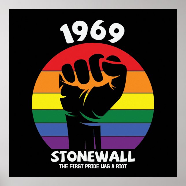 Poster Stonewall Riot Remembrance Orgulho gay (Frente)