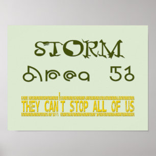 Poster Storm Area 51