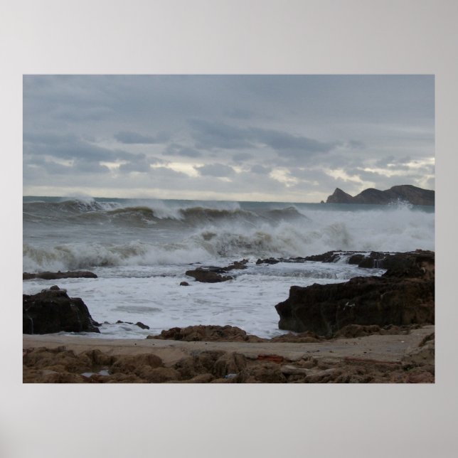 Póster Stormy Sea (Frente)