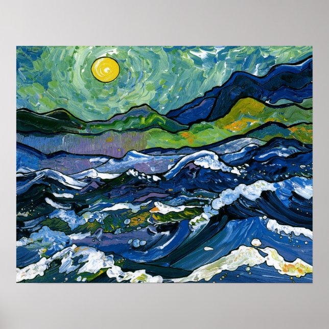 Póster Stormy Sea (Frente)