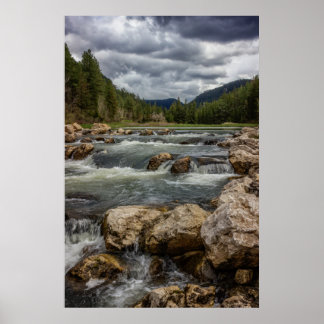 Póster Stormy Spearfish Creek