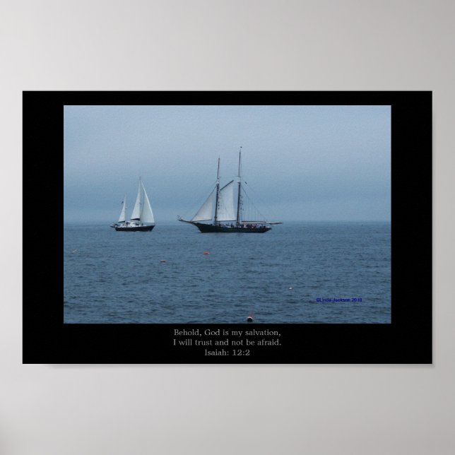 Póster Stormy Watts, veja, Deus é a minha salvação, Poste (Frente)