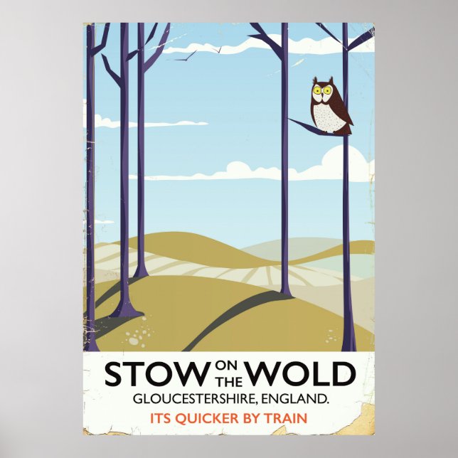 Póster Stow-on-the-Wold,Gloucestershire, Inglaterra (Frente)