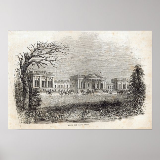 Póster Stowe - o Jardim Frente (Frente)