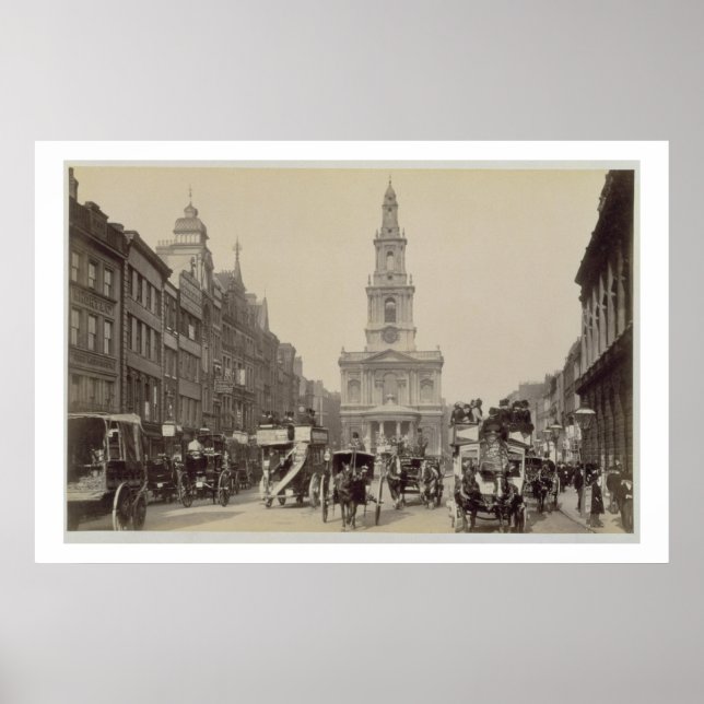Póster Strand, c.1880 (foto sepia) (Frente)