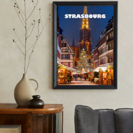 Poster Strasbourg The Capital of Christmas
