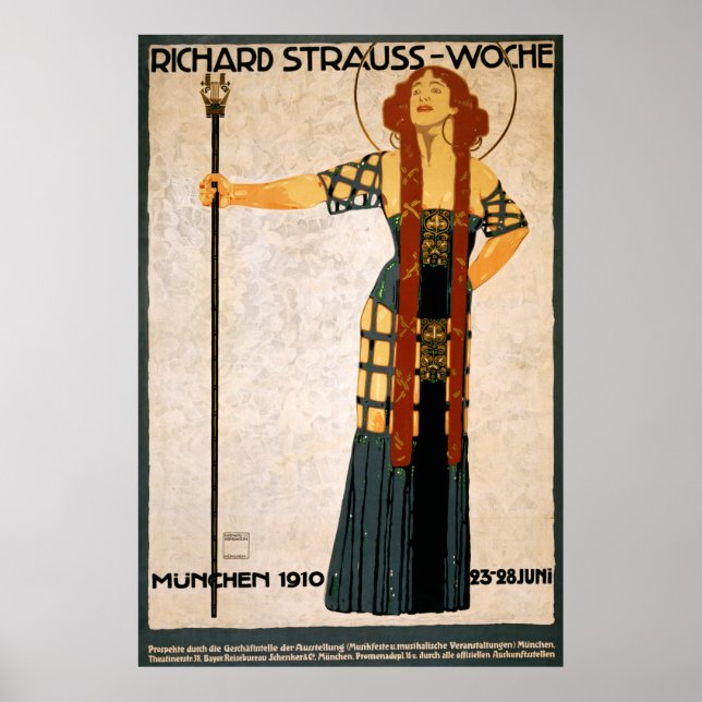 Poster Strauss Salome Opera (Frente)