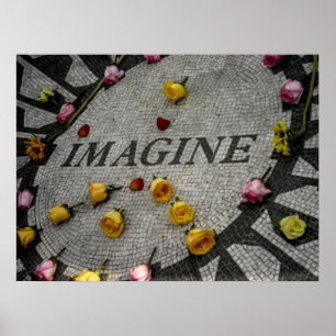 Póster Strawberry Fields no Central Park