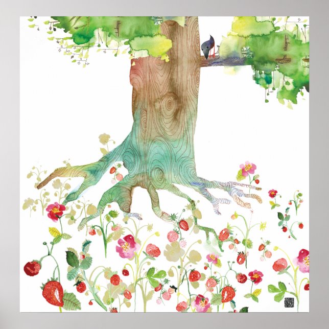 PÓSTER STRAWBERRYROOTS (Frente)