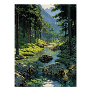 Póster Stream da Floresta