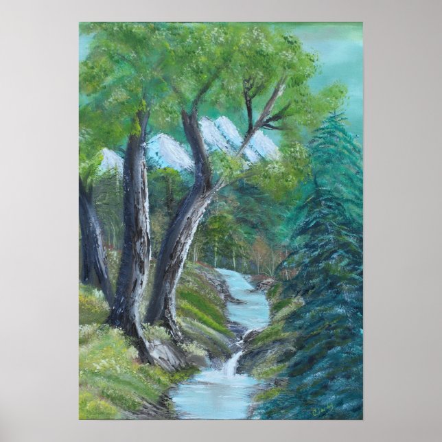 Póster Stream de Montanha (Frente)