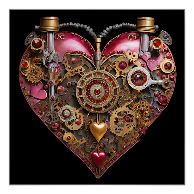 Póster Streampunk Heart Ruby Valentine (Frente)